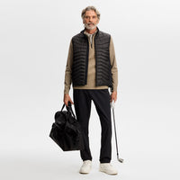 J.Lindeberg Golf Pullover - Lassy QZ Mid - Brindle AW26
