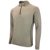 J.Lindeberg Golf Pullover - Lassy QZ Mid - Brindle AW26