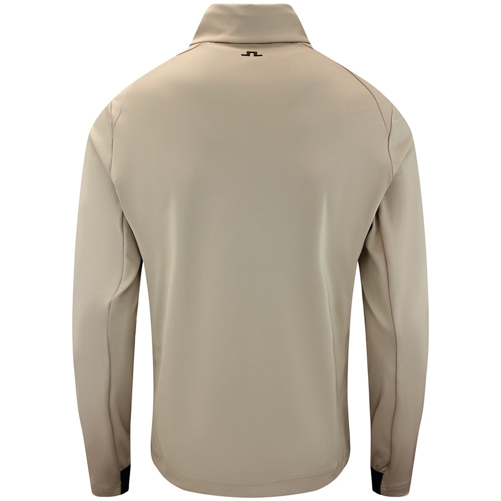 J.Lindeberg Golf Pullover - Lassy QZ Mid - Brindle AW26