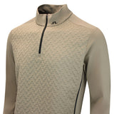 J.Lindeberg Golf Pullover - Lassy QZ Mid - Brindle AW26