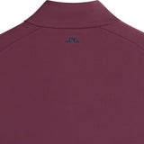 J.Lindeberg Golf Pullover - Lassy QZ Mid - Winetasting AW26