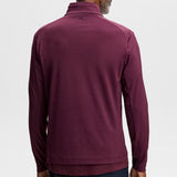 J.Lindeberg Golf Pullover - Lassy QZ Mid - Winetasting AW26
