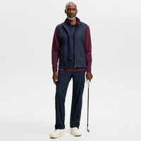 J.Lindeberg Golf Pullover - Lassy QZ Mid - Winetasting AW26