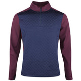 J.Lindeberg Golf Pullover - Lassy QZ Mid - Winetasting AW26
