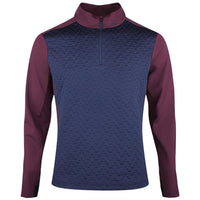 J.Lindeberg Golf Pullover - Lassy QZ Mid - Winetasting AW26