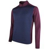 J.Lindeberg Golf Pullover - Lassy QZ Mid - Winetasting AW26