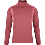 J.Lindeberg Golf Pullover - Lukas QZ - Apple Butter SS26