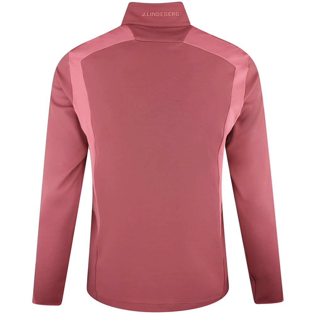 J.Lindeberg Golf Pullover - Lukas QZ - Apple Butter SS26