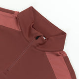 J.Lindeberg Golf Pullover - Lukas QZ - Apple Butter SS26