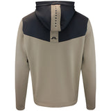 J.Lindeberg Golf Pullover - Maclean QZ Hoodie - Brindle AW26
