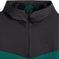 J.Lindeberg Golf Pullover - Maclean QZ Hoodie - Forest Biome AW26