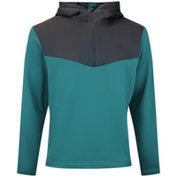 J.Lindeberg Golf Pullover - Maclean QZ Hoodie - Forest Biome AW26