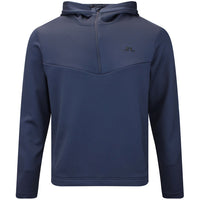 J.Lindeberg Golf Pullover - Maclean QZ Hoodie - JL Navy AW26