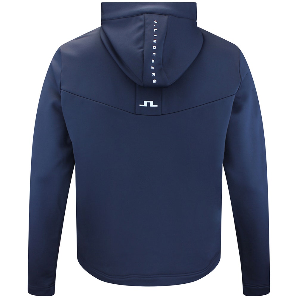J.Lindeberg Golf Pullover - Maclean QZ Hoodie - JL Navy AW26