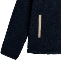 J.Lindeberg Golf Pullover - Marshall Fleece Hybrid - JL Navy AW26