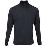 J.Lindeberg Golf Pullover - Olof Tech QZ Mid - Black AW25