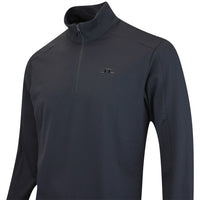 J.Lindeberg Golf Pullover - Olof Tech QZ Mid - Black AW25
