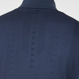 J.Lindeberg Golf Pullover - Olof Tech QZ Mid - Vintage Indigo AW25