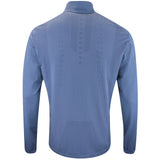 J.Lindeberg Golf Pullover - Olof Tech QZ Mid - Vintage Indigo AW25