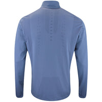 J.Lindeberg Golf Pullover - Olof Tech QZ Mid - Vintage Indigo AW25