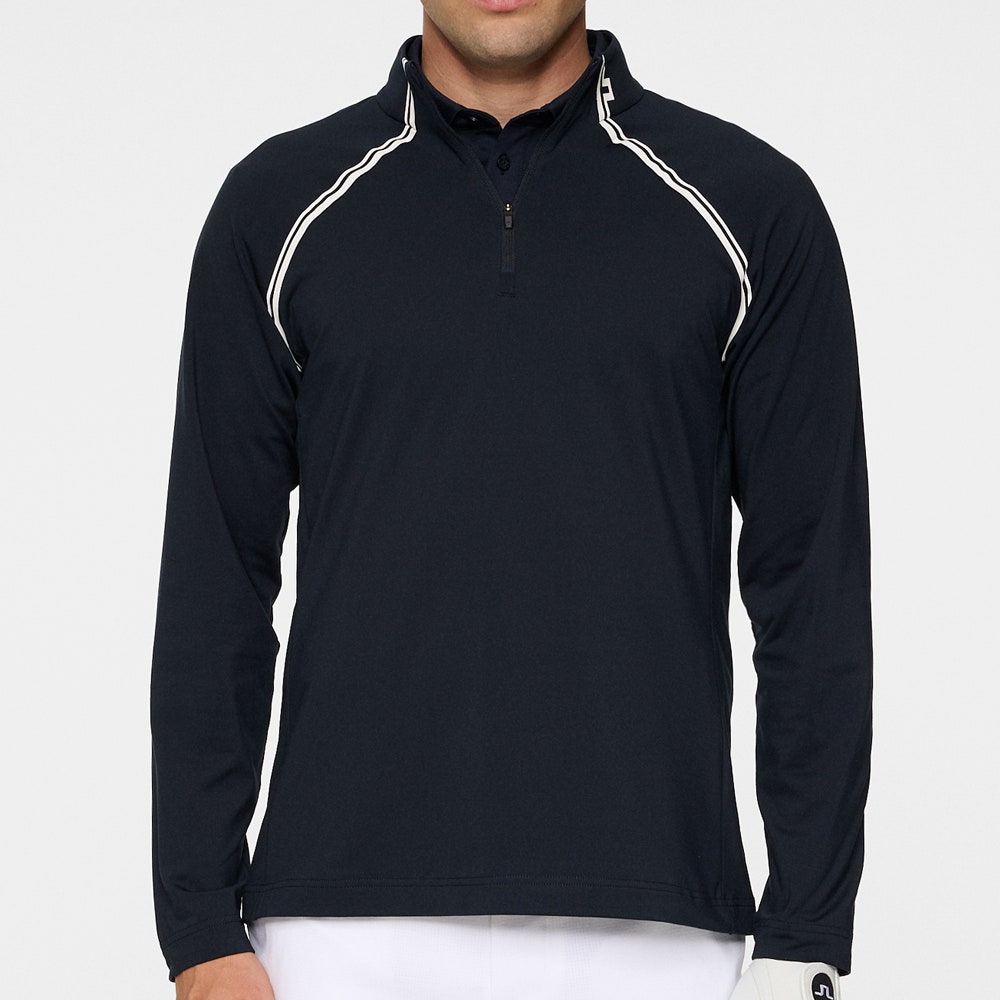 J.Lindeberg Golf Pullover - Players QZ Mid - JL Navy PS26
