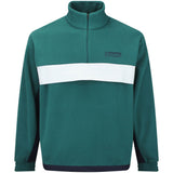 J.Lindeberg Golf Pullover - Quinn Fleece Hybrid QZ - Forest Biome AW26