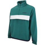 J.Lindeberg Golf Pullover - Quinn Fleece Hybrid QZ - Forest Biome AW26