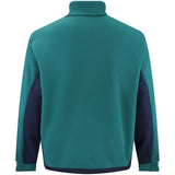 J.Lindeberg Golf Pullover - Quinn Fleece Hybrid QZ - Forest Biome AW26