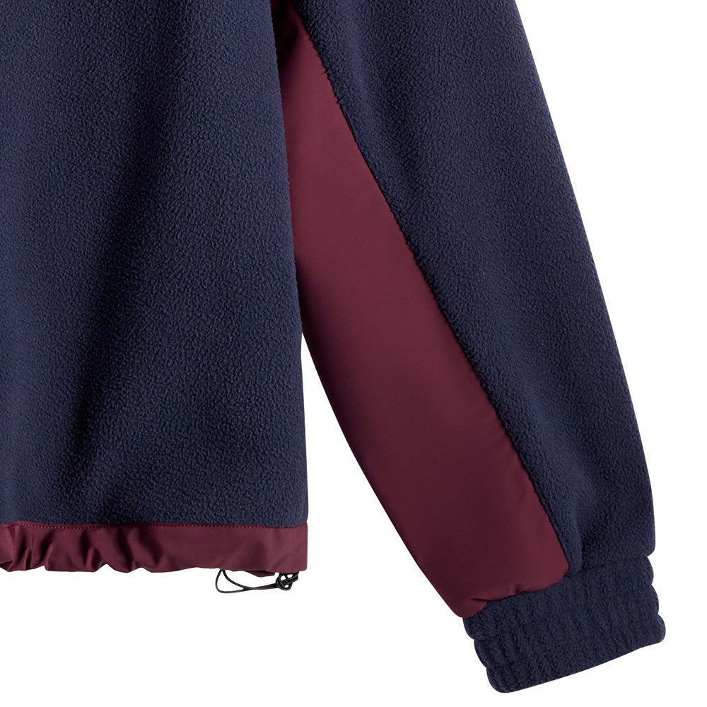 J.Lindeberg Golf Pullover - Quinn Fleece Hybrid QZ - JL Navy AW26