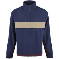 J.Lindeberg Golf Pullover - Quinn Fleece Hybrid QZ - JL Navy AW26