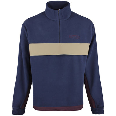J.Lindeberg Golf Pullover - Quinn Fleece Hybrid QZ - JL Navy AW26