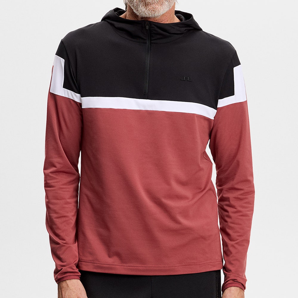 J.Lindeberg Golf Pullover - Sole Hoodie - Apple Butter SS26