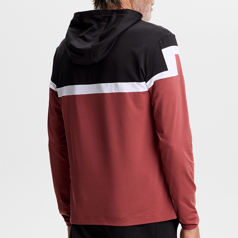 J.Lindeberg Golf Pullover - Sole Hoodie - Apple Butter SS26