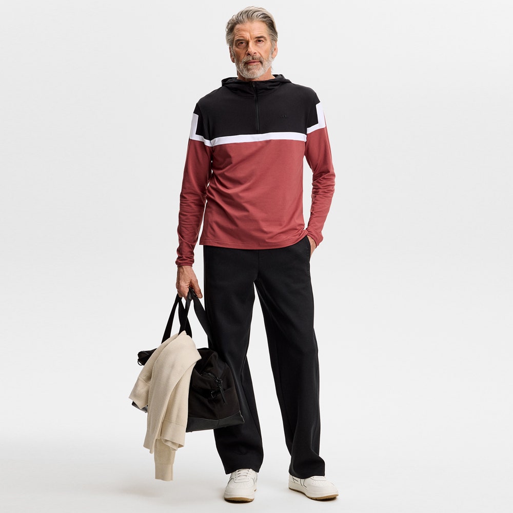 J.Lindeberg Golf Pullover - Sole Hoodie - Apple Butter SS26