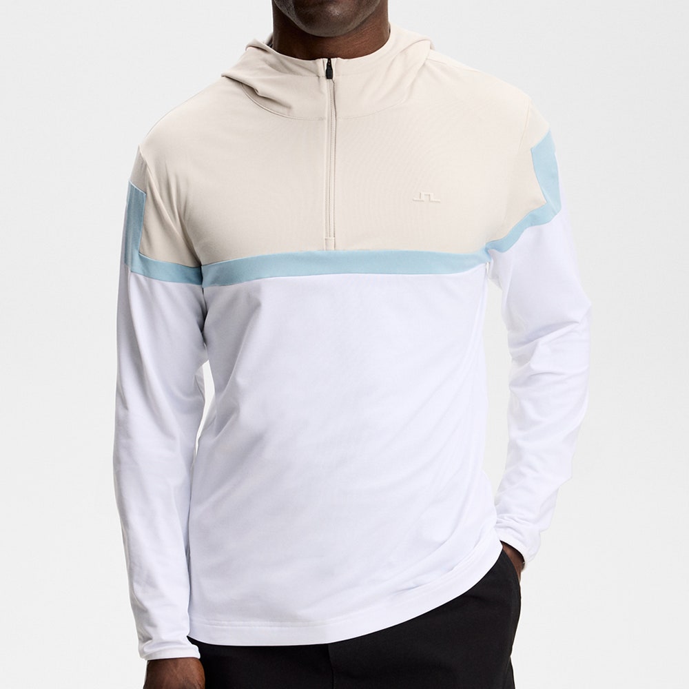 J.Lindeberg Golf Pullover - Sole Hoodie - Moonbeam SS26