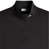 J.Lindeberg Golf Pullover - Tour Tech QZ - Black AW26