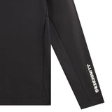J.Lindeberg Golf Pullover - Tour Tech QZ - Black AW26