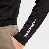 J.Lindeberg Golf Pullover - Tour Tech QZ - Black AW26