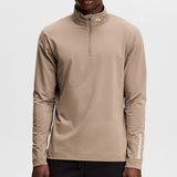 J.Lindeberg Golf Pullover - Tour Tech QZ - Brindle SS26