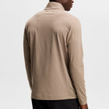 J.Lindeberg Golf Pullover - Tour Tech QZ - Brindle SS26