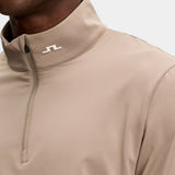 J.Lindeberg Golf Pullover - Tour Tech QZ - Brindle SS26