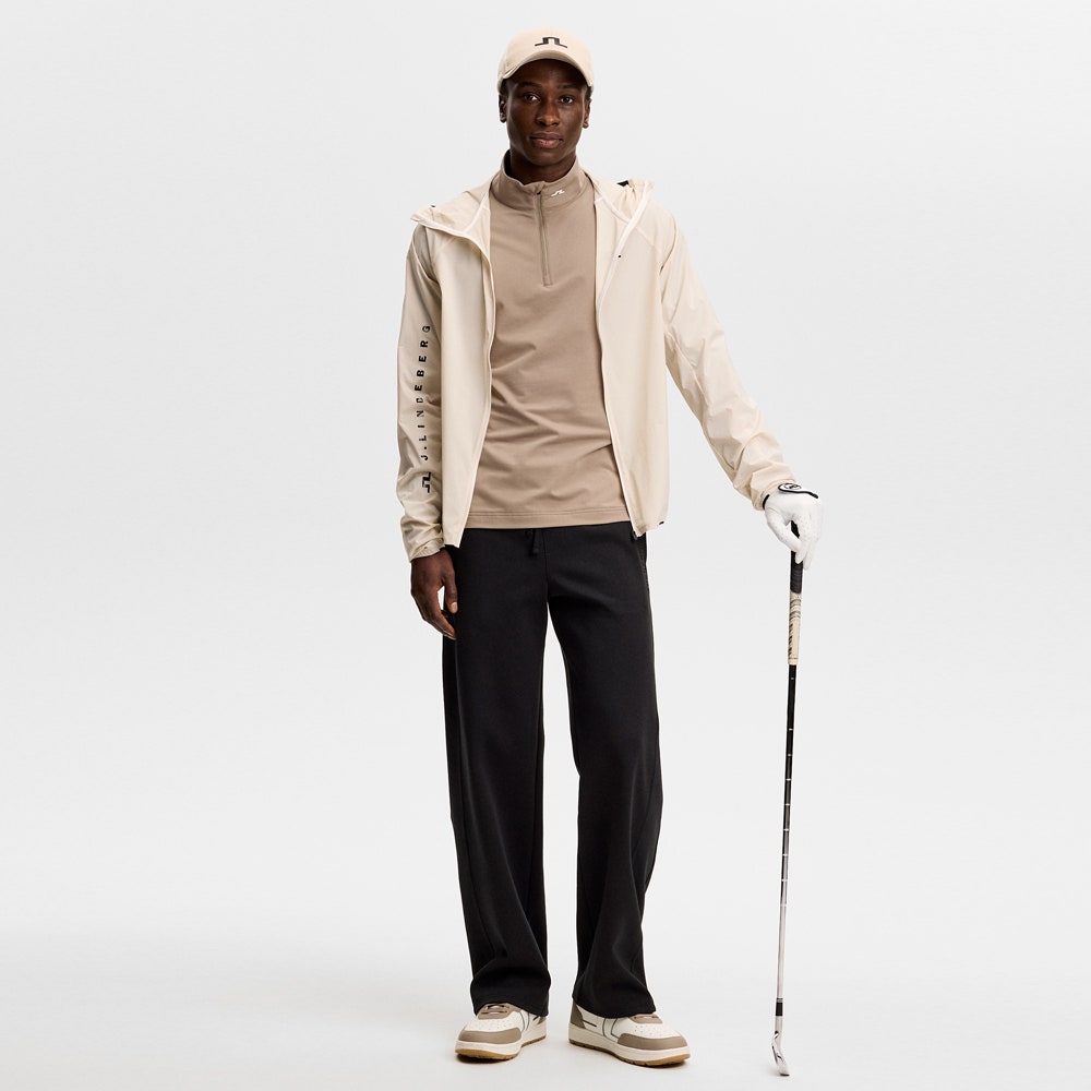 J.Lindeberg Golf Pullover - Tour Tech QZ - Brindle SS26