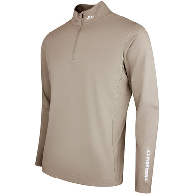 J.Lindeberg Golf Pullover - Tour Tech QZ - Brindle SS26
