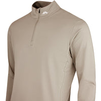 J.Lindeberg Golf Pullover - Tour Tech QZ - Brindle SS26