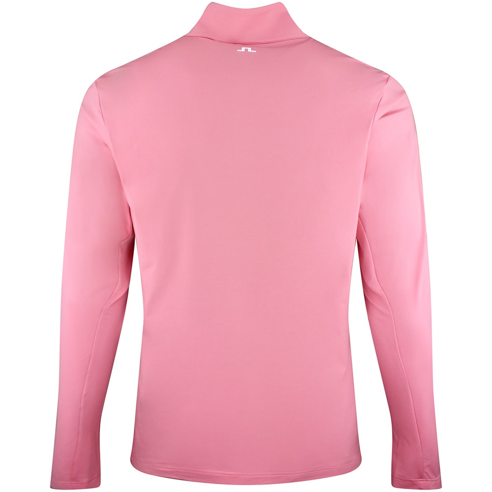 J.Lindeberg Golf Pullover - Tour Tech QZ - Flamingo Plume SS26