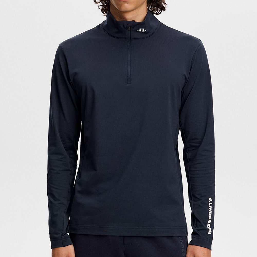 J.Lindeberg Golf Pullover - Tour Tech QZ - JL Navy AW26