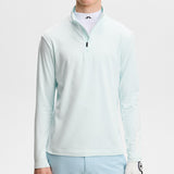 J.Lindeberg Golf Pullover - Tour Tech QZ - Sky Light SS26