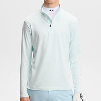 J.Lindeberg Golf Pullover - Tour Tech QZ - Sky Light SS26