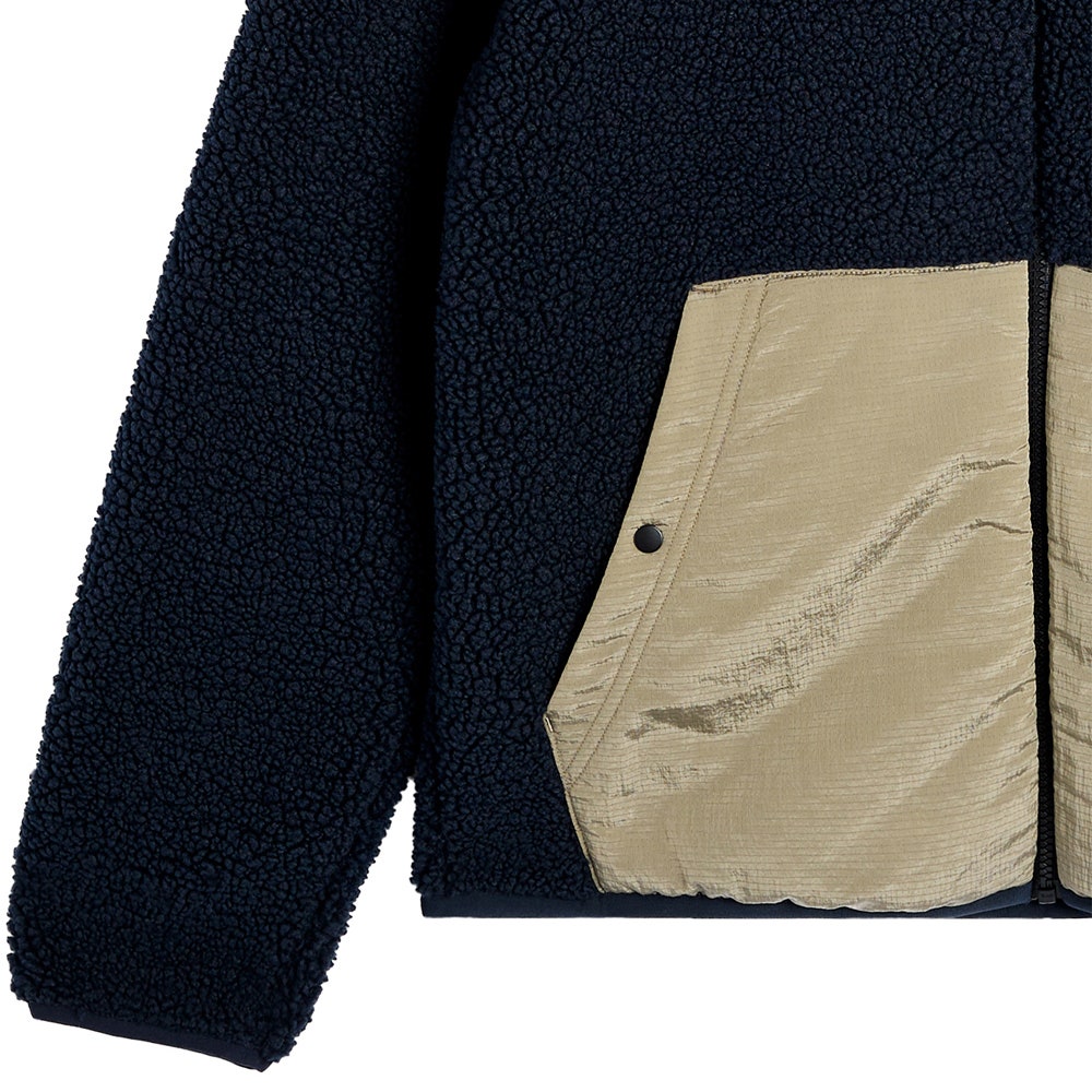 J.Lindeberg Golf Pullover - Varek Fleece Hoodie - JL Navy AW26