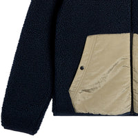 J.Lindeberg Golf Pullover - Varek Fleece Hoodie - JL Navy AW26
